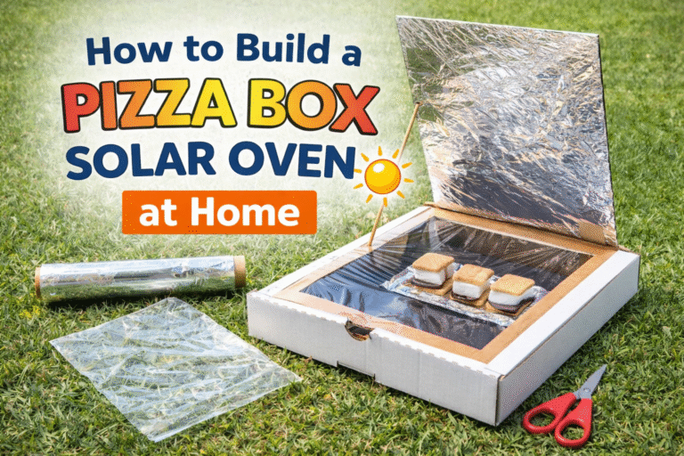How to Build a Pizza Box Solar Oven at Home