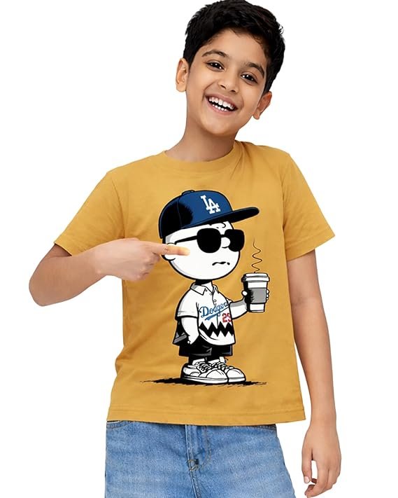 Boys Cotton Printed T-Shirts | Half Sleeve