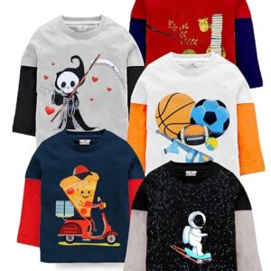 Half Sleeves Regular Fit T-Shirt Pack of 5